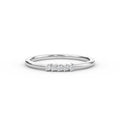 Elyssa Jewelry 5-Stone Diamond Wedding Band in 14K Gold - White / 3 - ring Zengoda Shop online from Artisan Brands