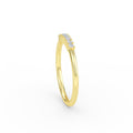 7-Stone Diamond Wedding Band in 14K Yellow Gold Shop online from Artisan Brands