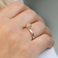 0.98ct Raw Stone Diamond Ring 14K Yellow Gold Shop online from Artisan Brands