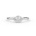 Diamond Evil Eye Gold Ring - 14K White / 3 Shop online from Artisan Brands