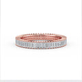Full Eternity Baguette Diamond Ring - 14K Rose Gold / 3 Shop online from Artisan Brands
