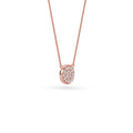 14K Yellow Gold Diamond Pave Disc Necklace - necklace Shop online from Artisan Brands