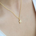 14K Yellow Gold Diamond Star Necklace - Shop online from Artisan Brands