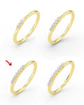Yellow Gold Diamond Wedding Band Shop online from Artisan Brands