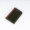 Ancyra Leather Card Holder - Green - Wallets Zengoda Shop online from Artisan Brands