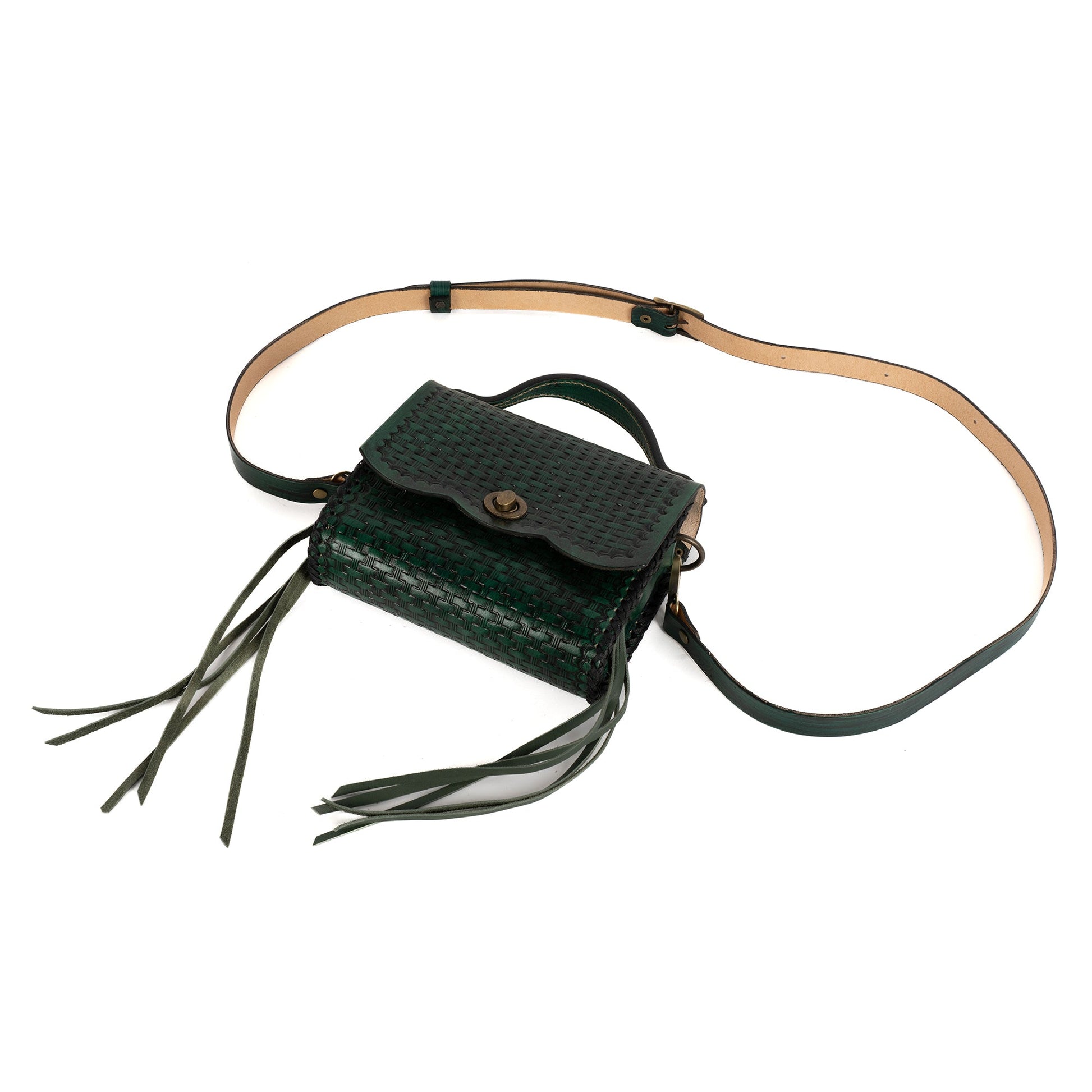 Belinda Leather Carved & Crafted Hand Bag - Handbags Zengoda Shop online from Artisan Brands