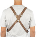 Capella Gray Shoulder Leather Holster With Pocket - Zengoda Shop online from Artisan Brands
