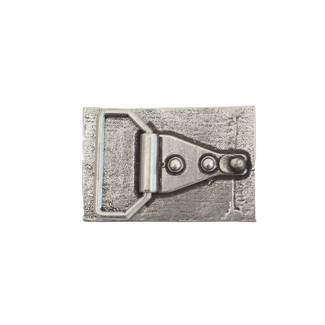 Cato Silver Toned Removable Metal Belt Buckle - Buckles Zengoda Shop online from Artisan Brands
