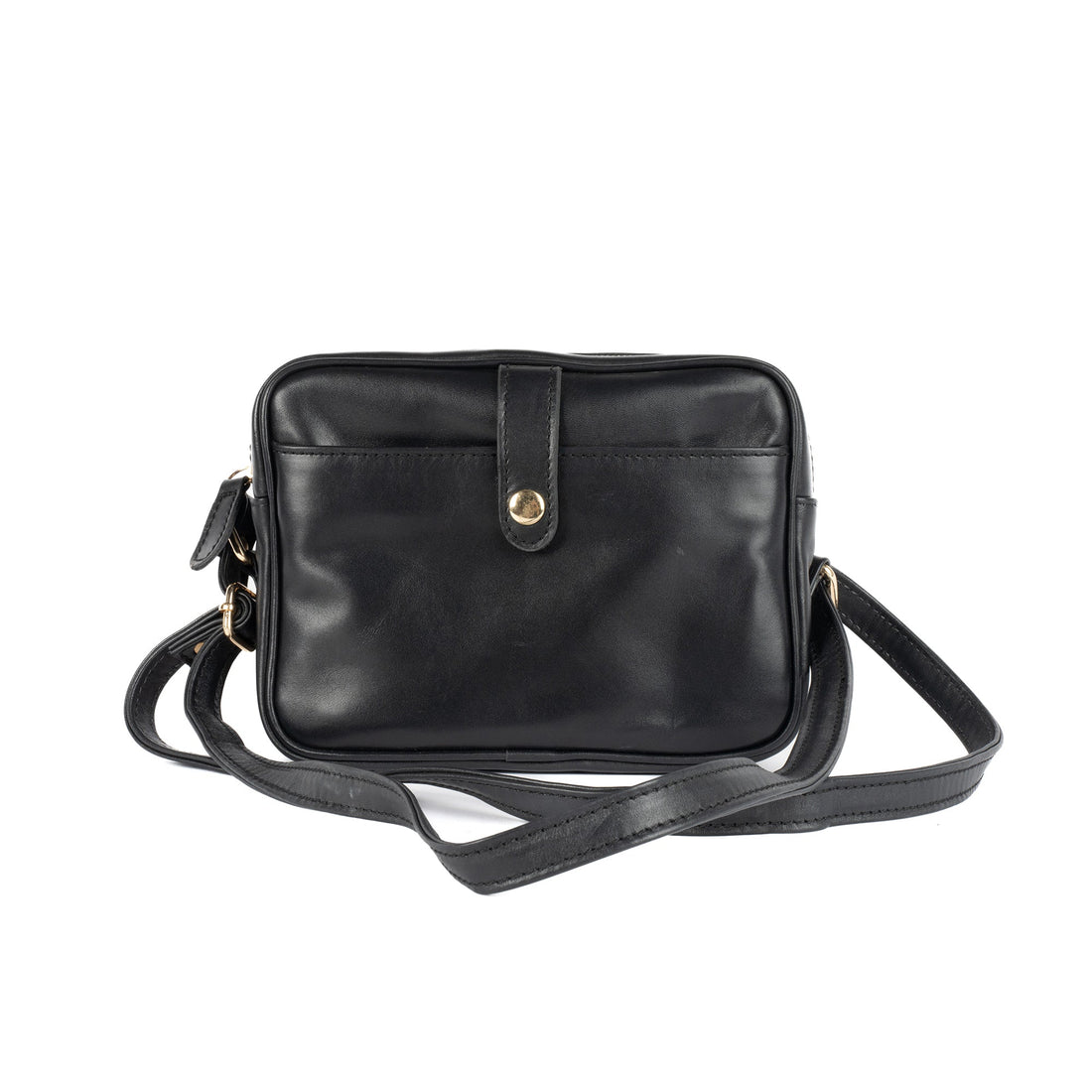 Corydala Leather Crossbody Bag - Black - Bags Zengoda Shop online from Artisan Brands
