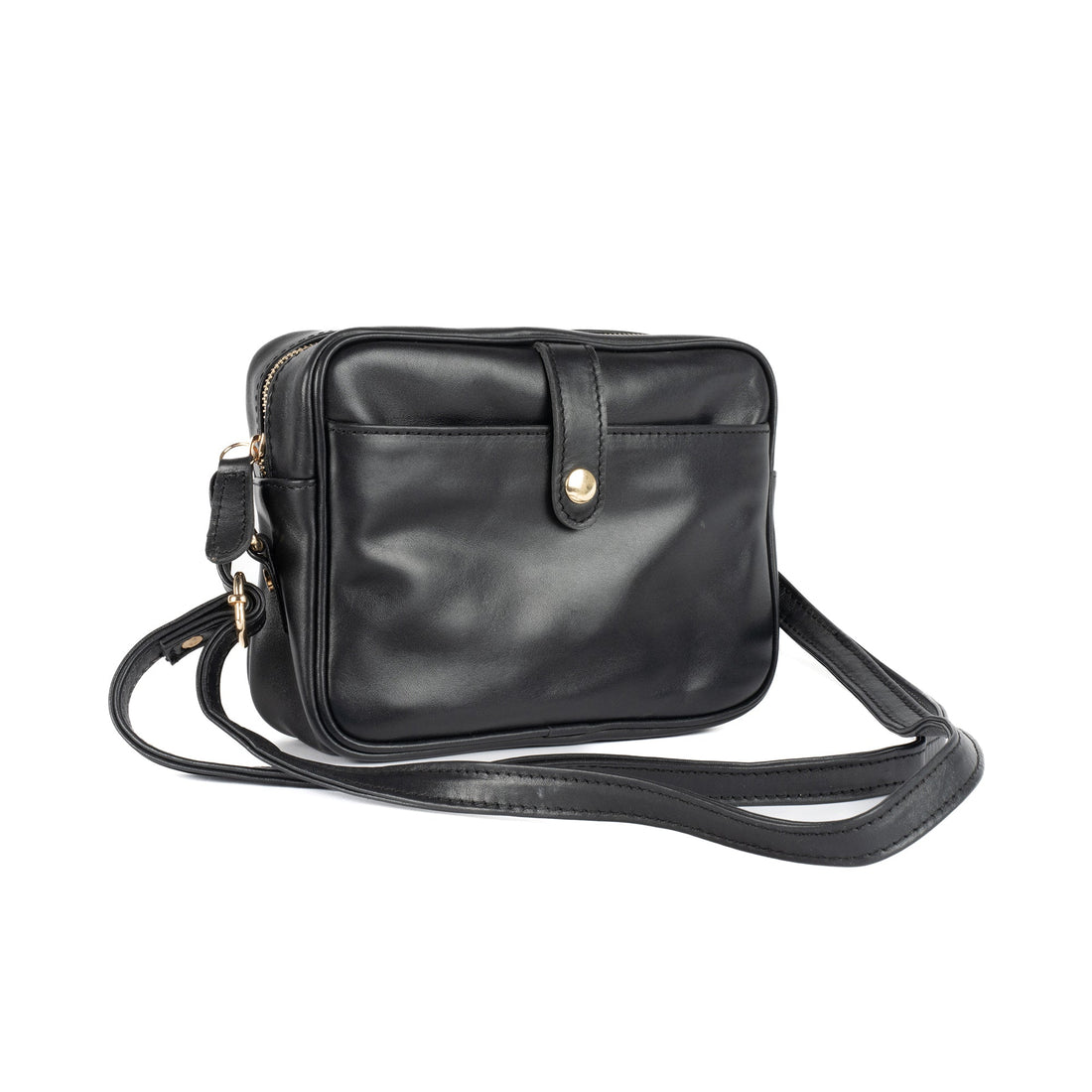 Corydala Leather Crossbody Bag - Black - Bags Zengoda Shop online from Artisan Brands