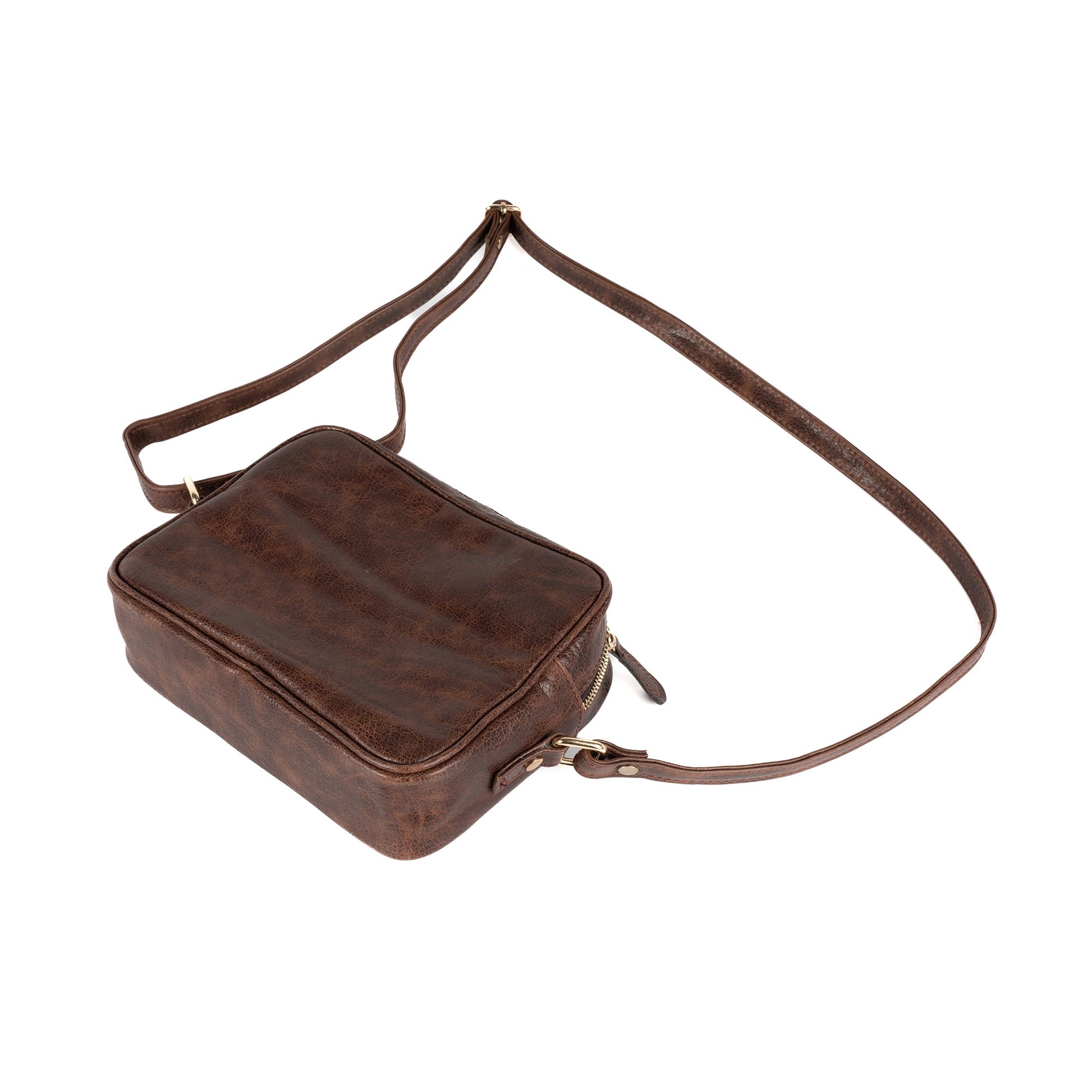 Corydala Leather Crossbody Bag - Bags Zengoda Shop online from Artisan Brands