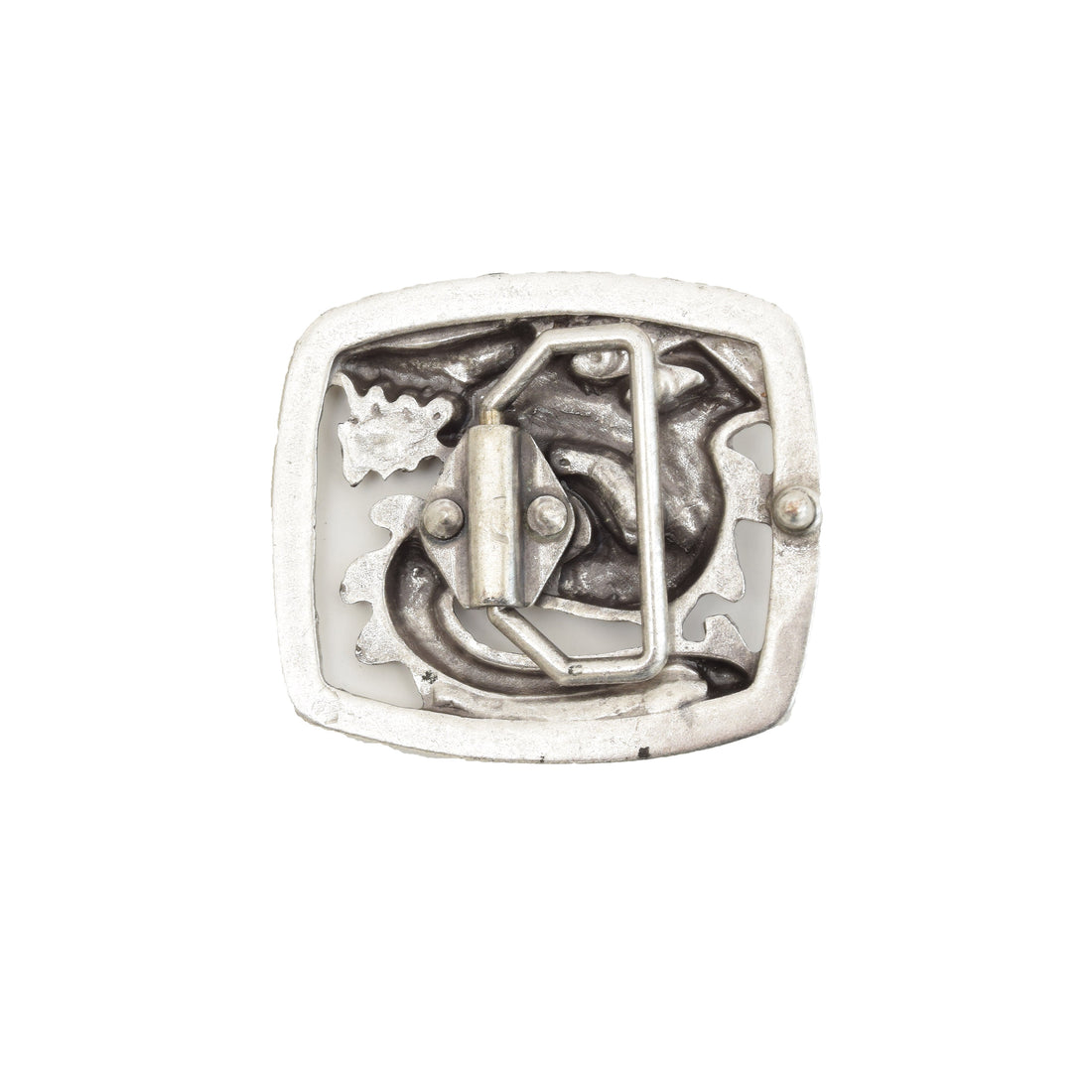 Dragon Silver Toned Removable Metal Belt Buckle - Buckles Zengoda Shop online from Artisan Brands