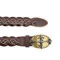 Eleganz Leather Belt Brown with Changeable Buckle - Belts Zengoda Shop online from Artisan Brands