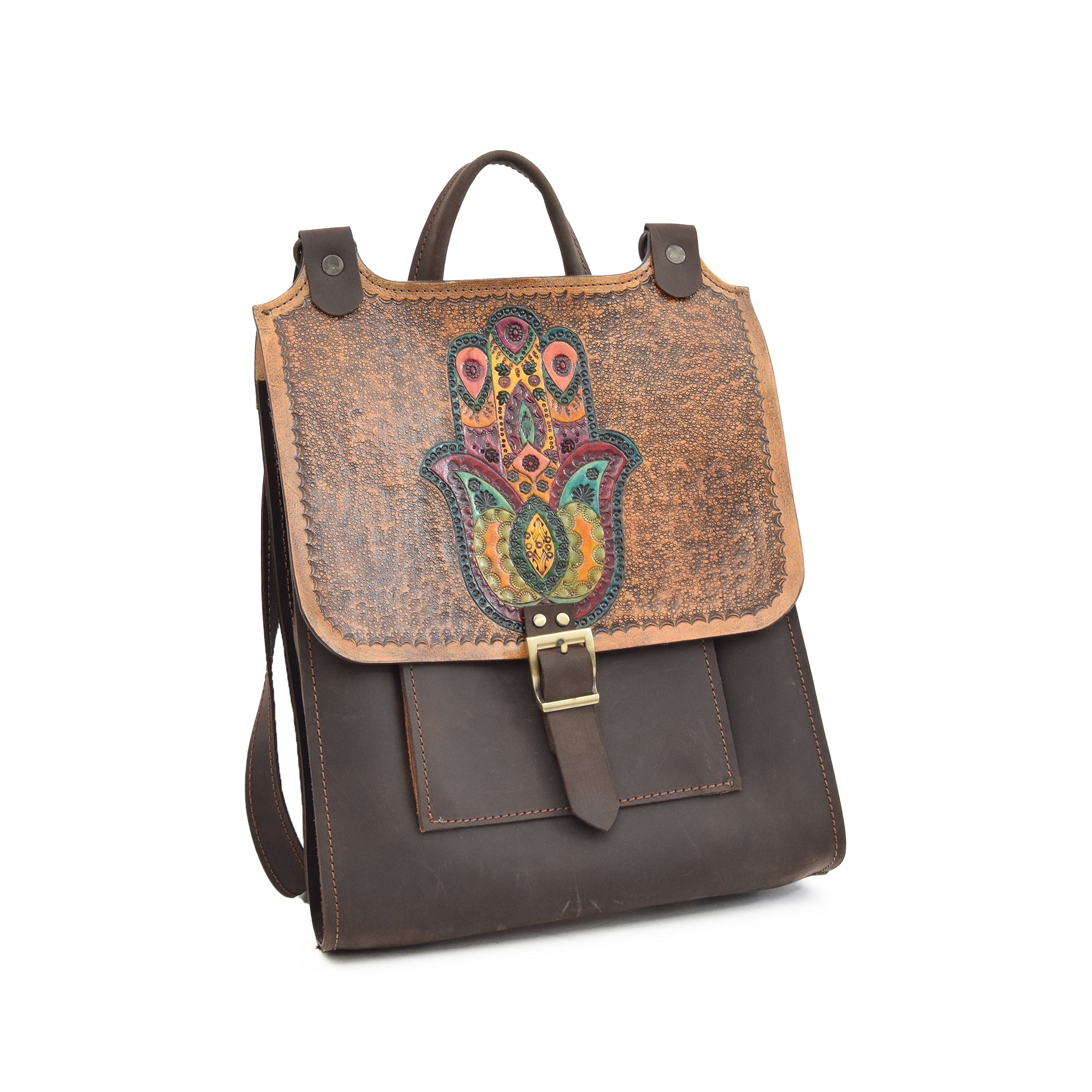 Leather backpacks outlet online