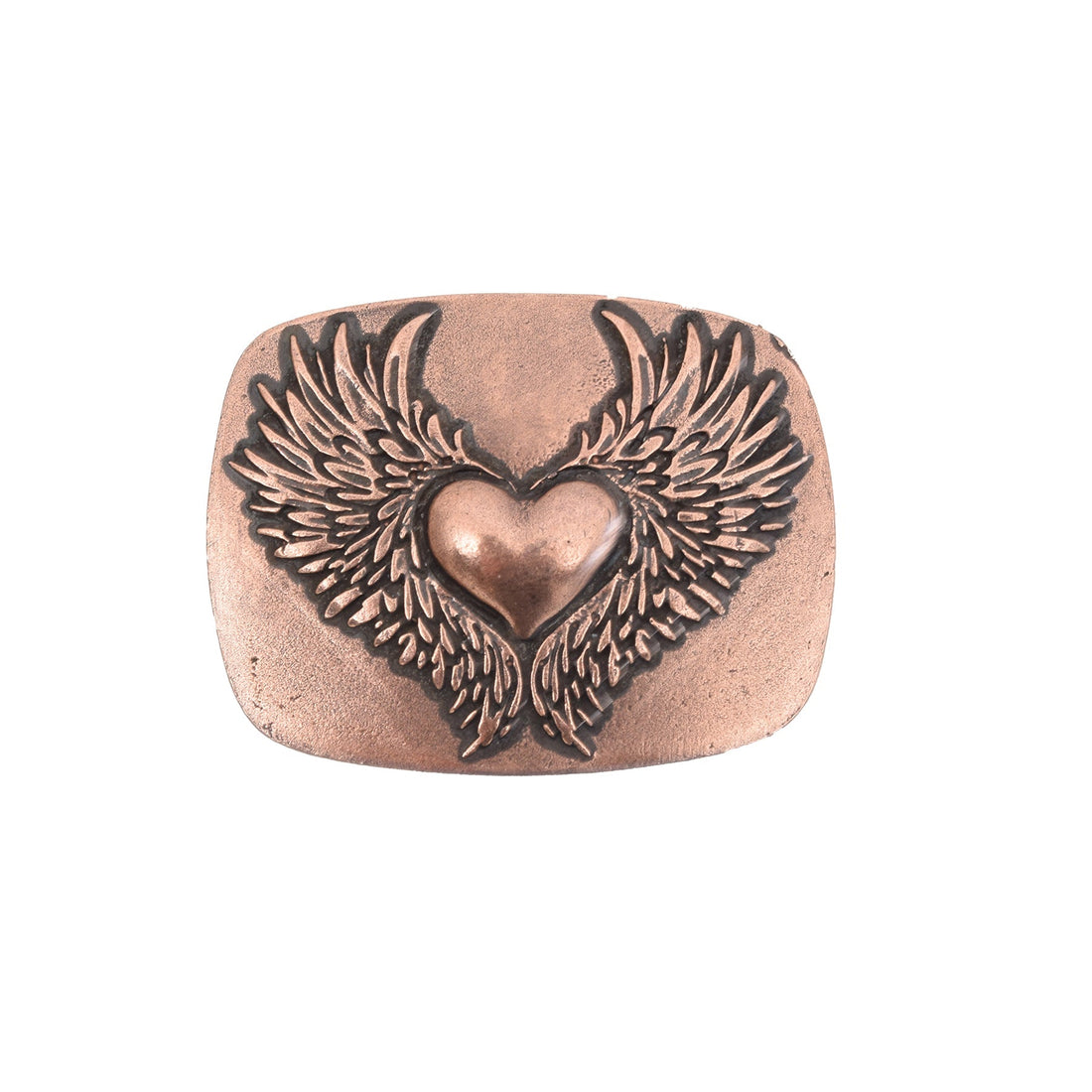 Heart of Wings Bronze Toned Removable Metal Belt Buckle - Buckles Zengoda Shop online from Artisan Brands