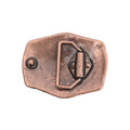 Hesiod Bronze Toned Removable Metal Belt Buckle - Buckles Zengoda Shop online from Artisan Brands