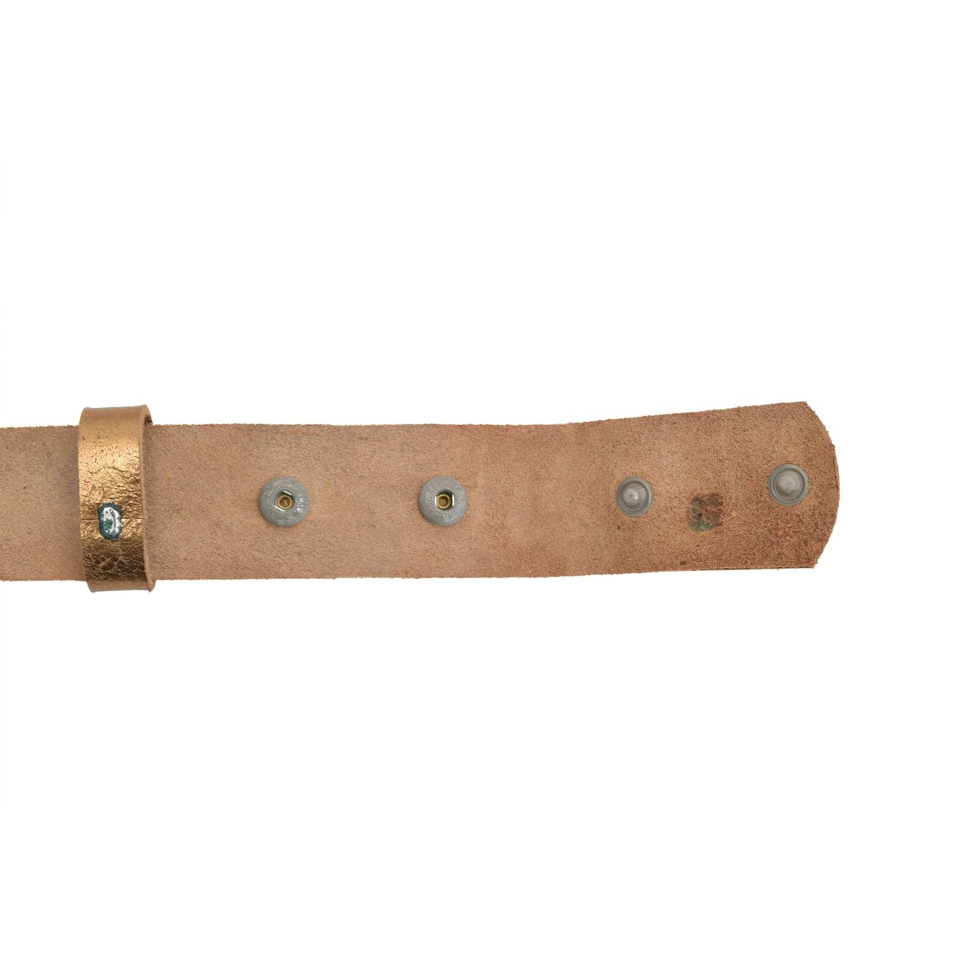 Hesperia Leather Belt Bronz with Changeable Buckle - Belts Zengoda Shop online from Artisan Brands