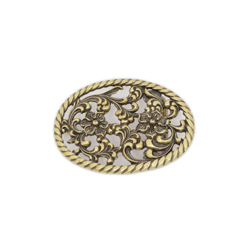 Hidalgo Gold Toned Removable Metal Belt Buckle - Buckles Zengoda Shop online from Artisan Brands