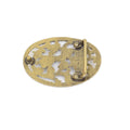 Hidalgo Gold Toned Removable Metal Belt Buckle - Buckles Zengoda Shop online from Artisan Brands