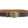 Hues Leather Belt Brown with Changeable Buckle - Belts Zengoda Shop online from Artisan Brands