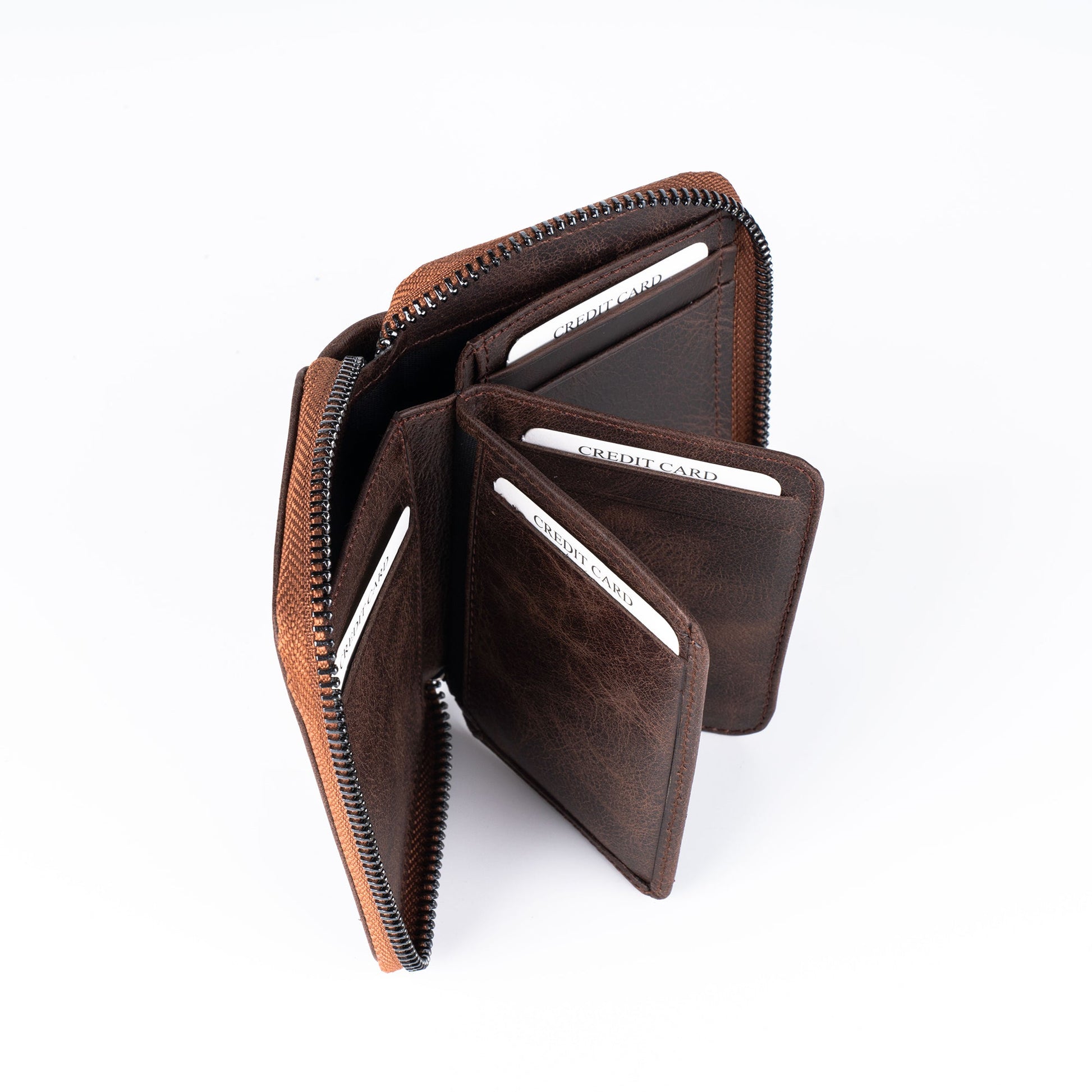 Kyble Leather Card Holder - Wallets Zengoda Shop online from Artisan Brands