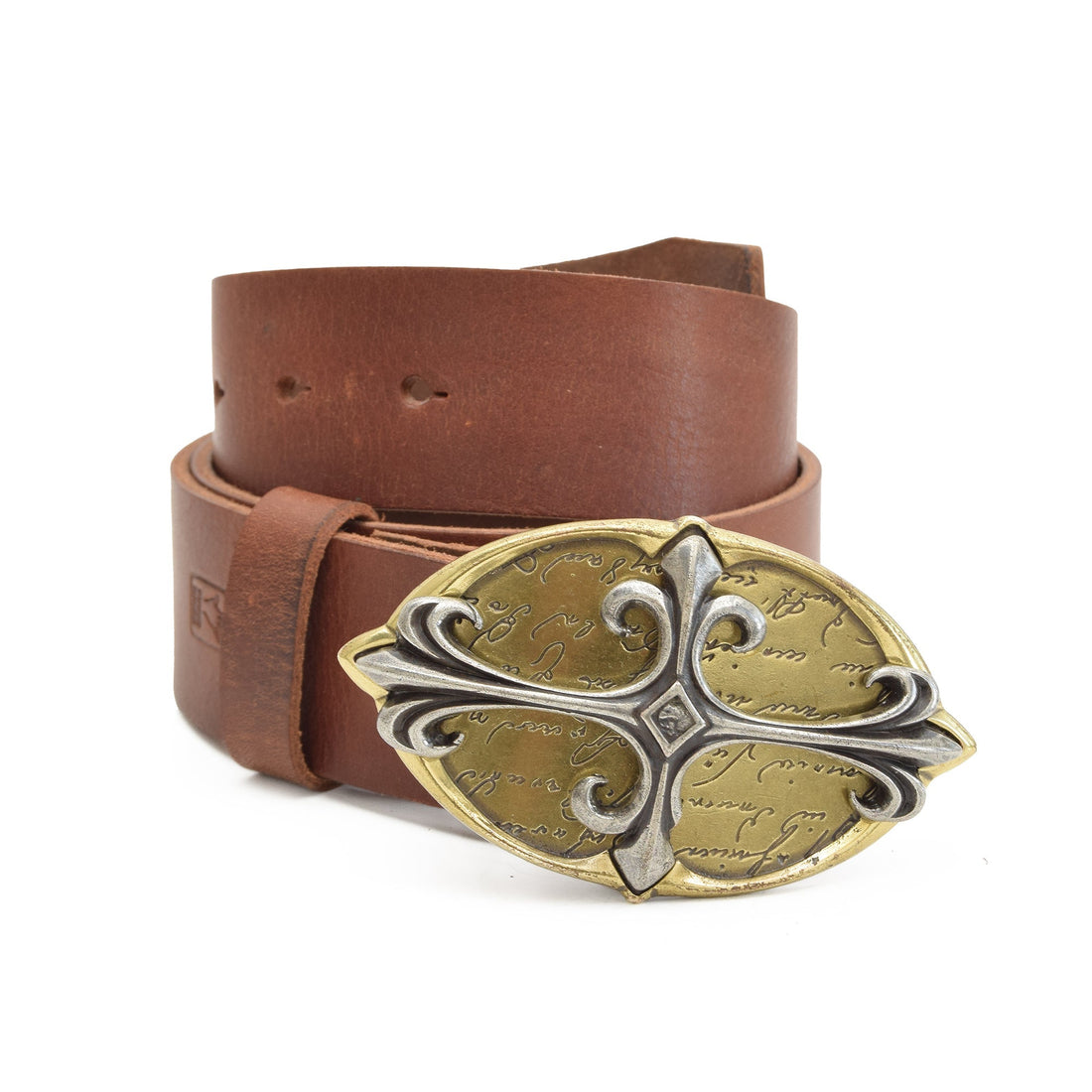Luxora Leather Belt Brown with Changeable Buckle - 80 - Belts Zengoda Shop online from Artisan Brands