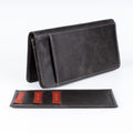 Melissa Women’s Leather Long Wallet - Black - Wallets Zengoda Shop online from Artisan Brands