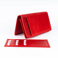 Melissa Women’s Leather Long Wallet - Red - Wallets Zengoda Shop online from Artisan Brands