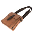 Myndos Leather Messenger Bag - Tan - Bags Zengoda Shop online from Artisan Brands