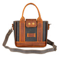 Olympus Black Leather Top Handle Bag - Accessories Zengoda Shop online from Artisan Brands