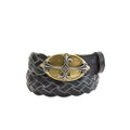 Opulent Leather Belt Black with Changeable Buckle - Belts Zengoda Shop online from Artisan Brands