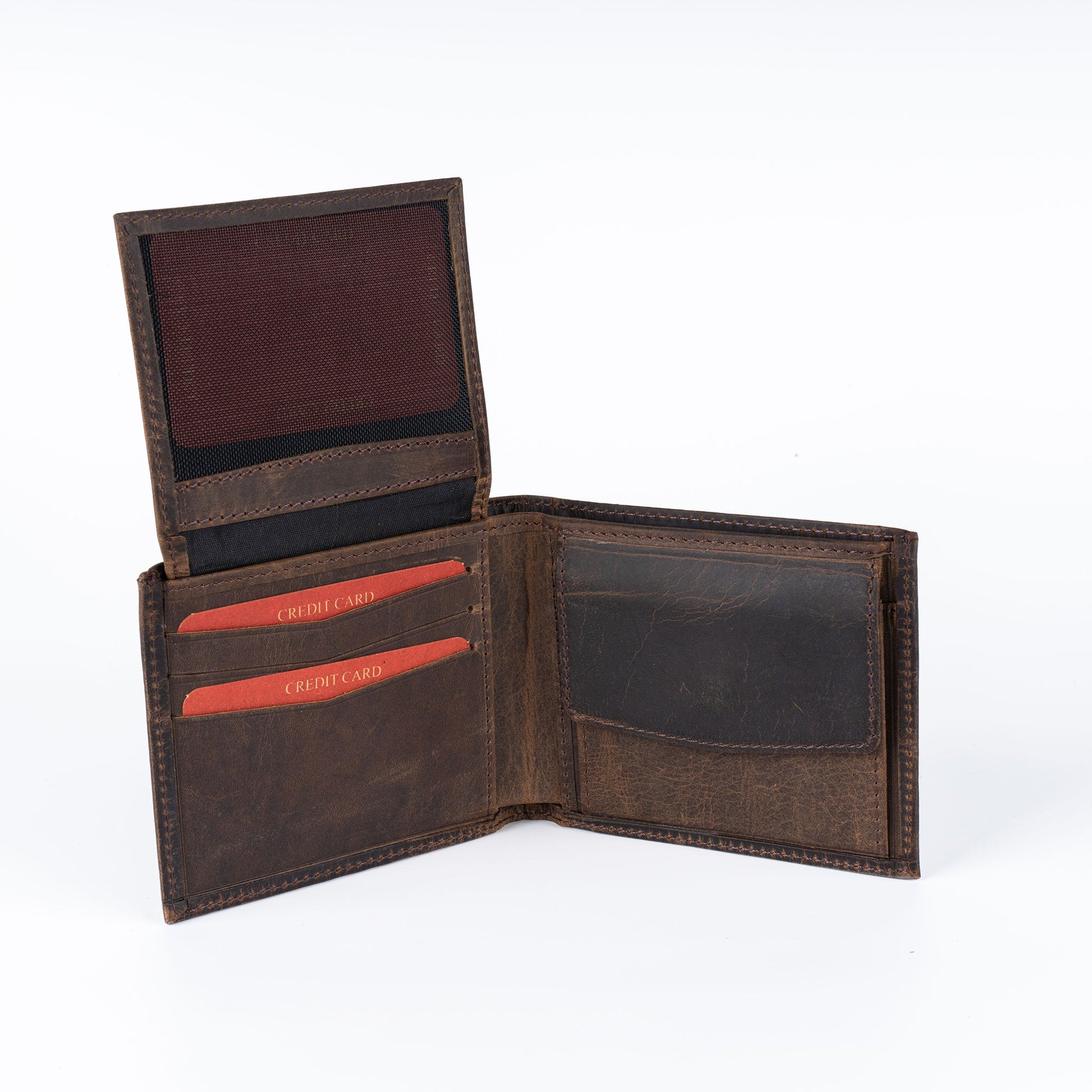Orlando Men’s Leather Bifold Wallet - Dark Brown - Wallets Zengoda Shop online from Artisan Brands