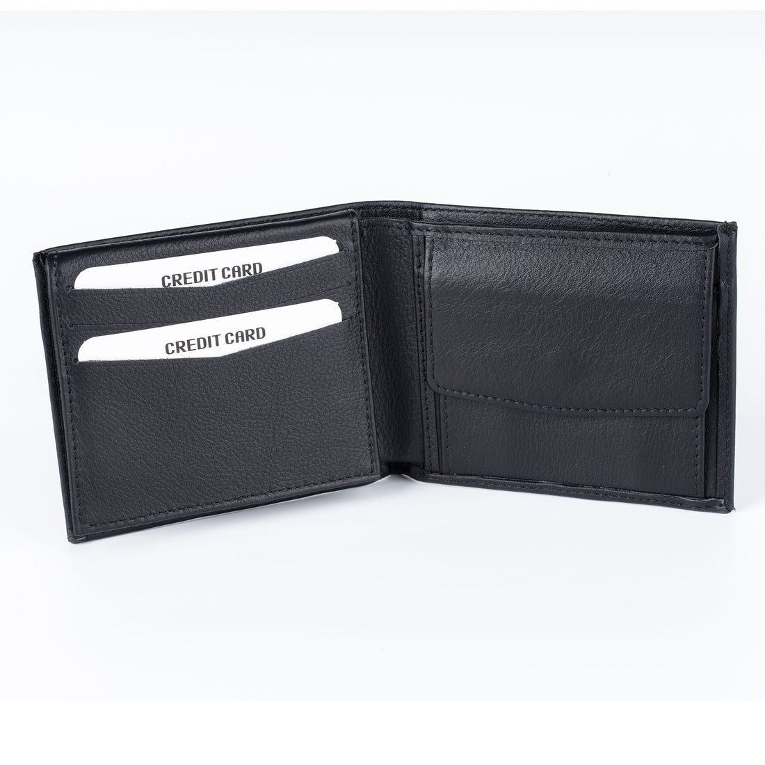 Orlando Men’s Leather Bifold Wallet - Black - Wallets Zengoda Shop online from Artisan Brands