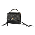 Rachel Black Leather Carved & Crafted Hand Bag - Handbags Zengoda Shop online from Artisan Brands