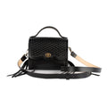 Rachel Black Leather Carved & Crafted Hand Bag - Handbags Zengoda Shop online from Artisan Brands