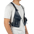 Regulus Blue Shoulder Leather Holster With Pocket - Zengoda Shop online from Artisan Brands