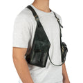 Regulus Dark Green Shoulder Leather Holster With Pocket - Zengoda Shop online from Artisan Brands