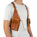 Regulus Tan Shoulder Leather Holster With Pocket - Zengoda Shop online from Artisan Brands