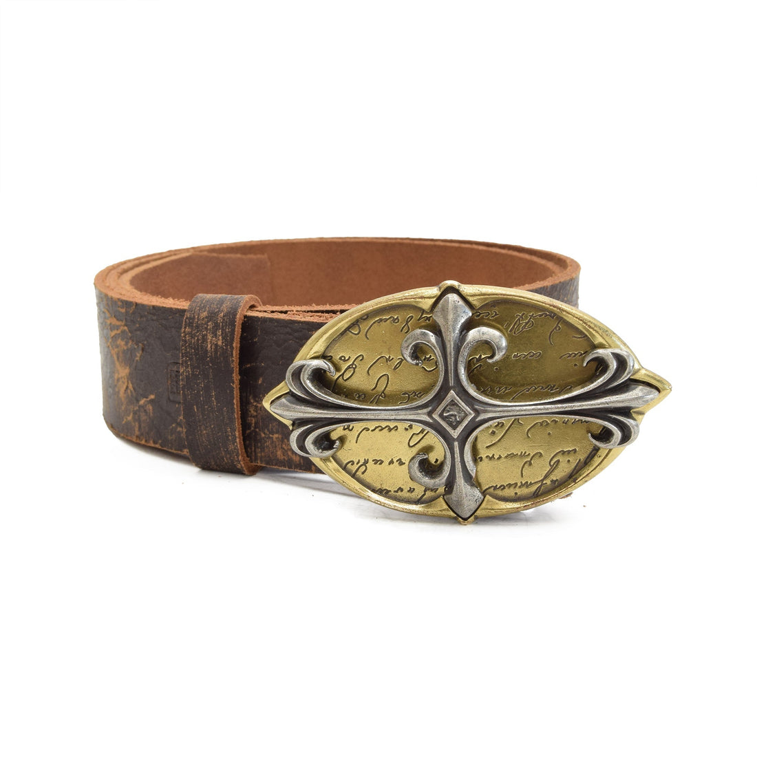 Royal Leather Belt Brown with Changeable Buckle - 80 - Belts Zengoda Shop online from Artisan Brands