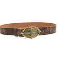 Royal Leather Belt Brown with Changeable Buckle - Belts Zengoda Shop online from Artisan Brands