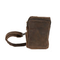 Sardis Leather Crossbody Bag - Brown - Bags Zengoda Shop online from Artisan Brands