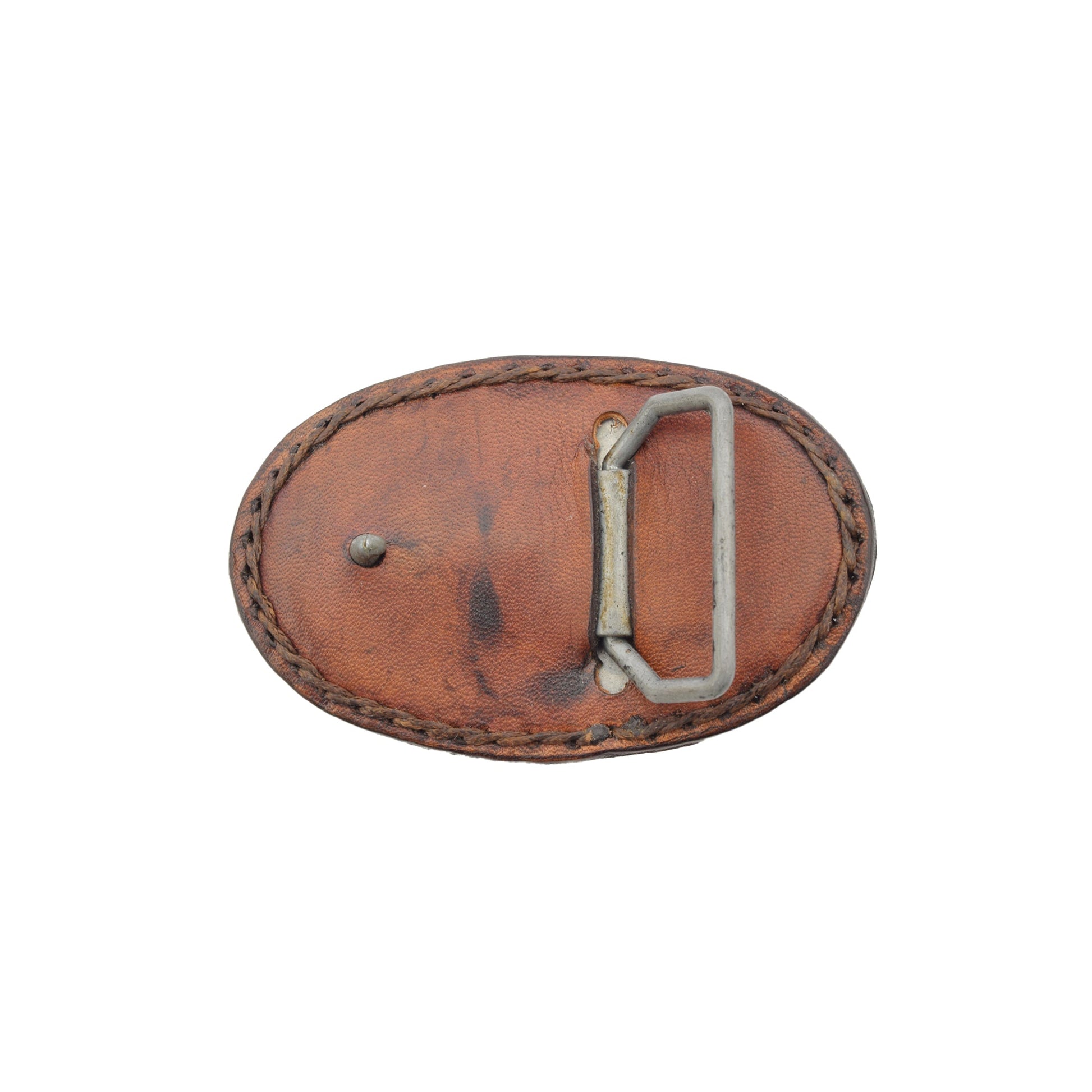 Savannah Chestnut Brown Removable Leather Belt Buckle - Buckles Zengoda Shop online from Artisan Brands