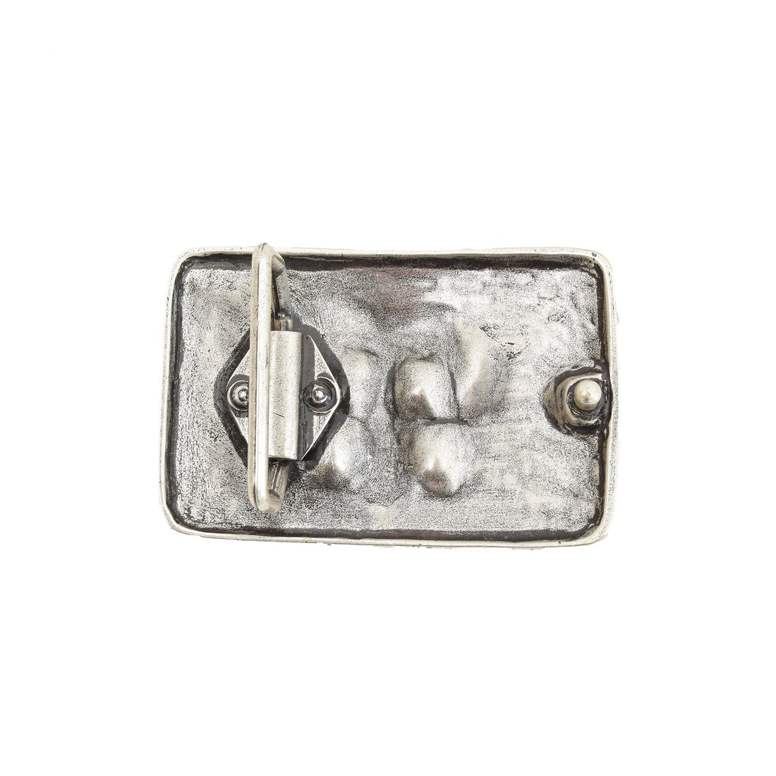 Skull Silver Toned Removable Metal Belt Buckle - Buckles Zengoda Shop online from Artisan Brands