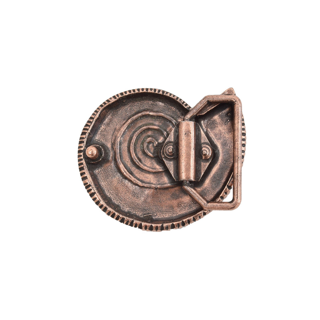 Snail Bronze Toned Removable Metal Belt Buckle - Buckles Zengoda Shop online from Artisan Brands