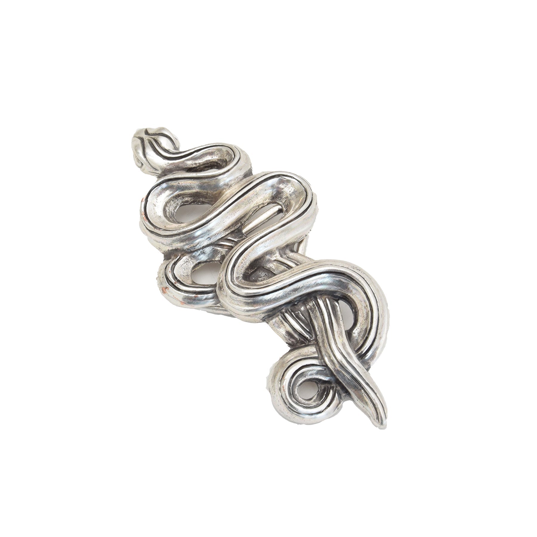 Snake Arrow Silver Toned Removable Metal Belt Buckle - Buckles Zengoda Shop online from Artisan Brands