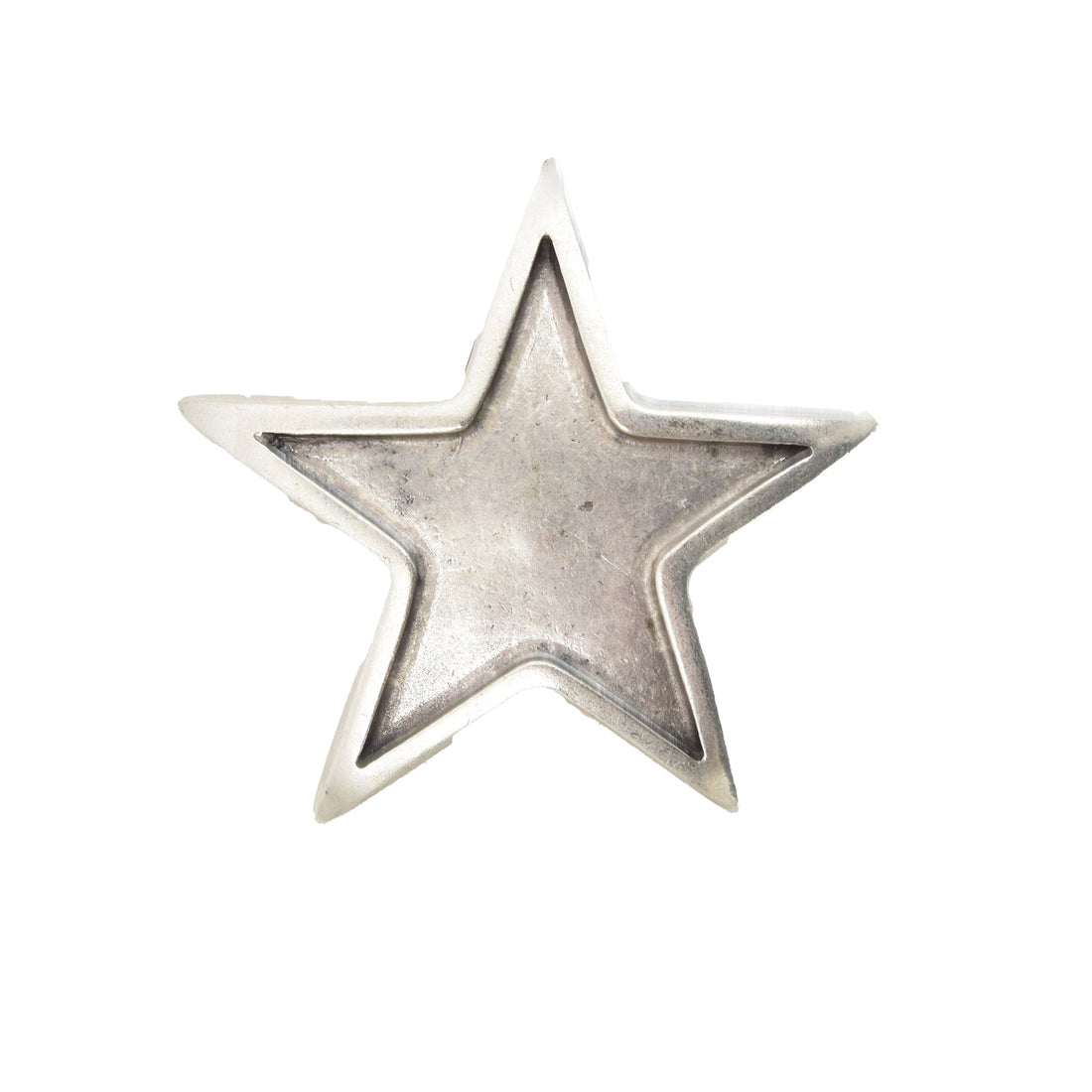 Star Silver Toned Removable Metal Belt Buckle - Buckles Zengoda Shop online from Artisan Brands