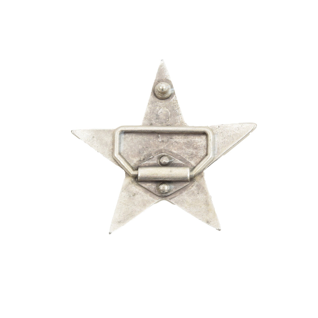 Star Silver Toned Removable Metal Belt Buckle - Buckles Zengoda Shop online from Artisan Brands
