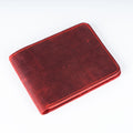 Tampa Men’s Leather Bifold Wallet - Red - Wallets Zengoda Shop online from Artisan Brands