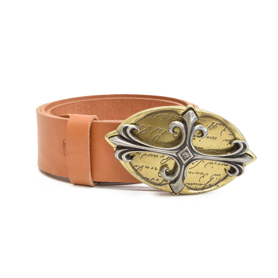 Touch Leather Belt Tan with Changeable Buckle - 80 - Belts Zengoda Shop online from Artisan Brands