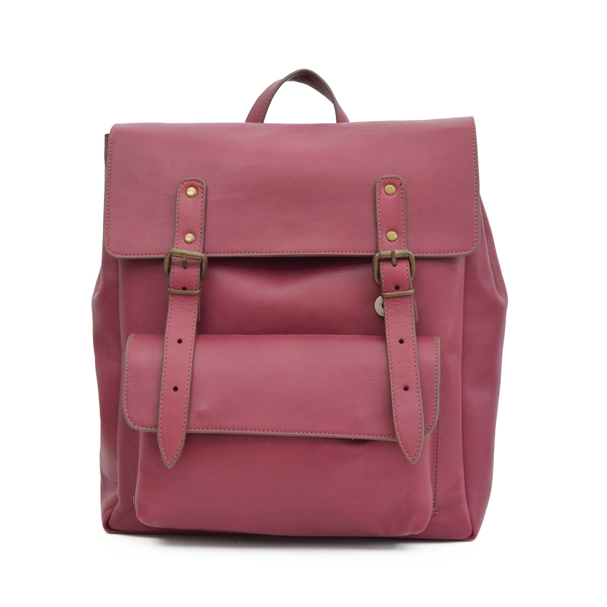 Veloria Leather Backpacks - Burgundy - Zengoda Shop online from Artisan Brands